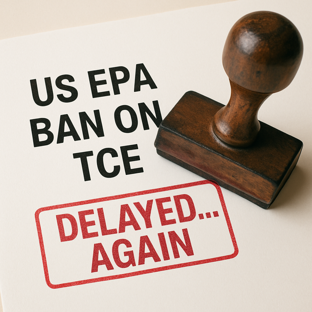 TCE Rule Delayed Yet Again by US EPA